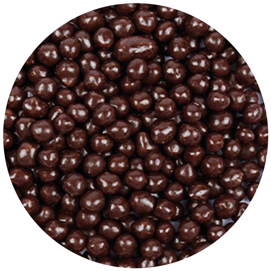 Шоколадные хрустящие шарики тёмные, ﻿KATSAN, Турция, 50 г  | Фото — Магазин Andy Chef  1