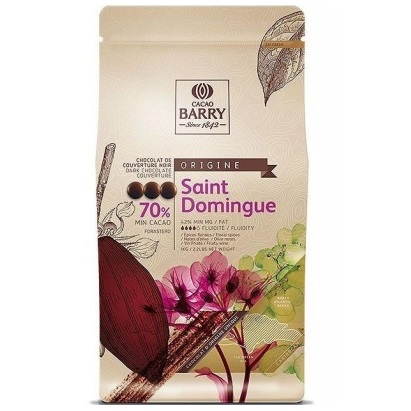 Шоколад тёмный Saint Domingue 70%, Cacao Barry, Франция, 1 кг  | Фото — Магазин Andy Chef  1