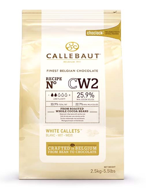 Шоколад белый 25,9%, Callebaut, Бельгия, 2,5 кг  | Фото — Магазин Andy Chef  1