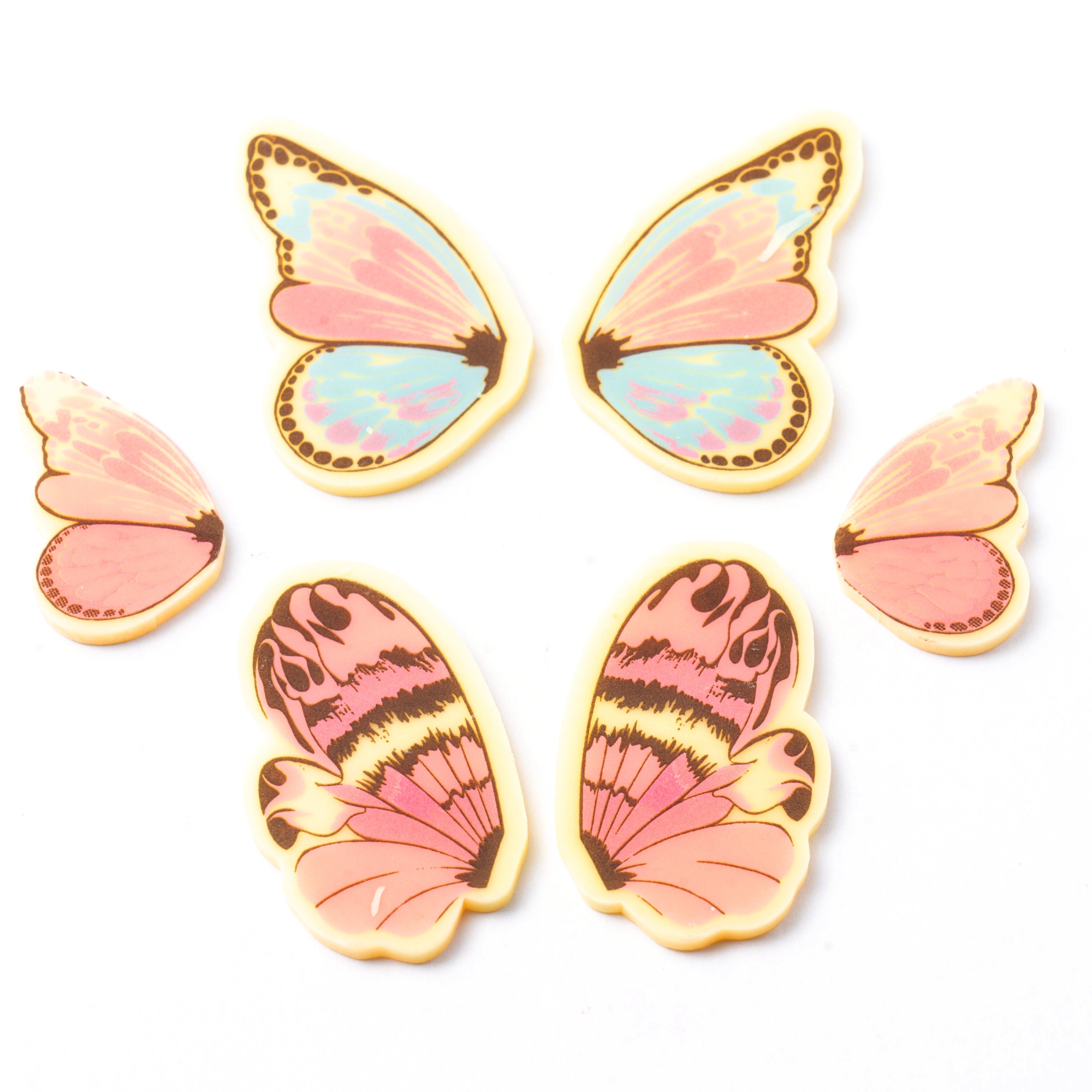 Шоколадный декор «Крылья бабочек» микс, PCB Creation, Франция, 6 шт  | Фото — Магазин Andy Chef  1