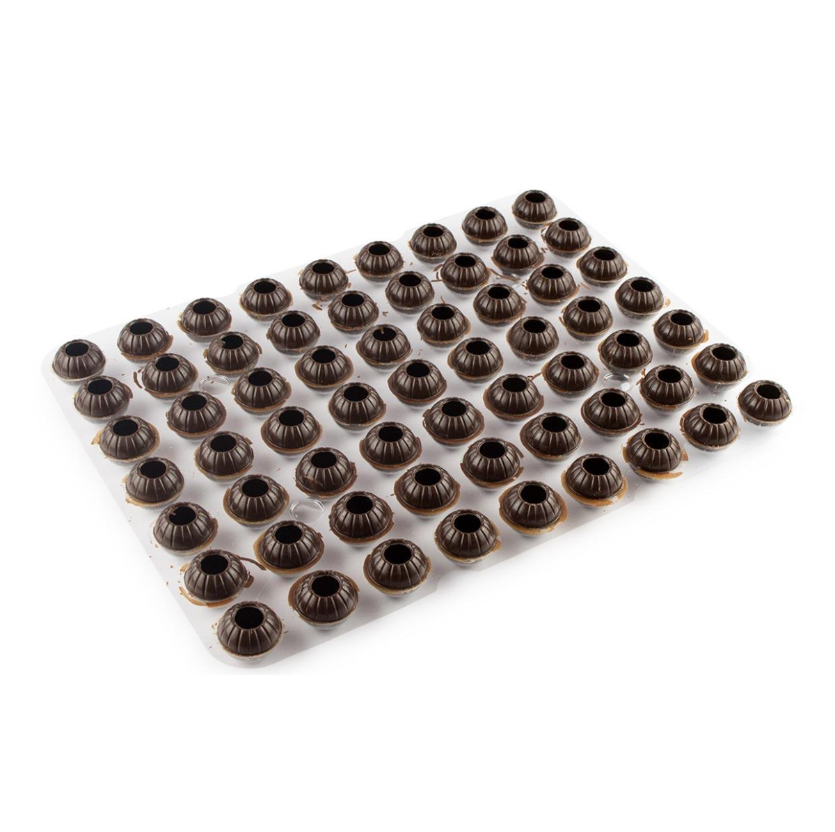 Капсулы для трюфелей из тёмного шоколада, Dobla, Вьетнам, 63 шт.  | Фото — Магазин Andy Chef  1