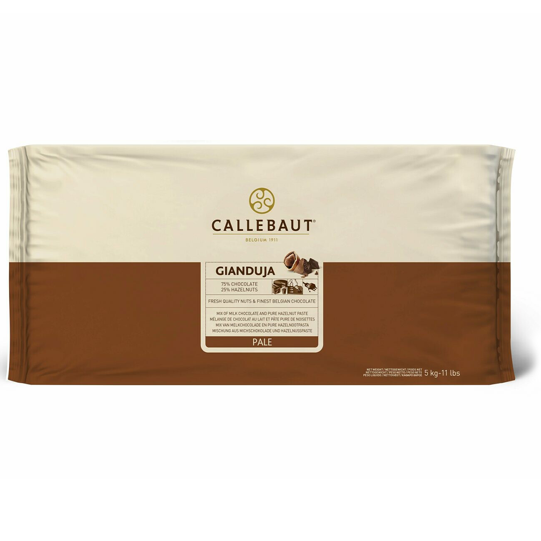 Шоколад молочный Джандуйя с 25% фундука, Callebaut, Бельгия, 5 кг  | Фото — Магазин Andy Chef  1