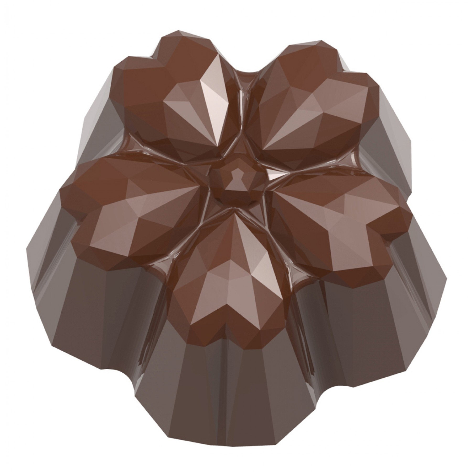 Форма для шоколада Sakura Origami поликарбонатная CW1918, Chocolate World, Бельгия  | Фото — Магазин Andy Chef  1
