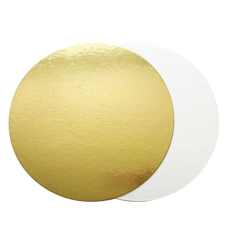 Подложка для торта Золото/Белая 28 см, толщина 3,2 мм (повреждена)  | Фото — Магазин Andy Chef  1