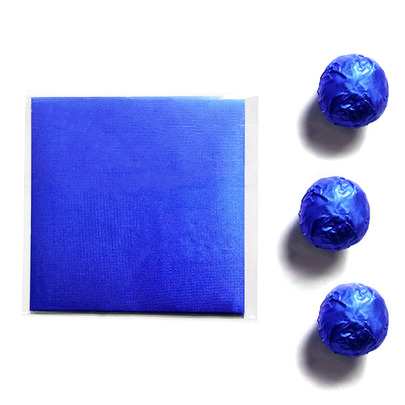 Фольга обёрточная для конфет Синяя, 100 шт.  | Фото — Магазин Andy Chef  1