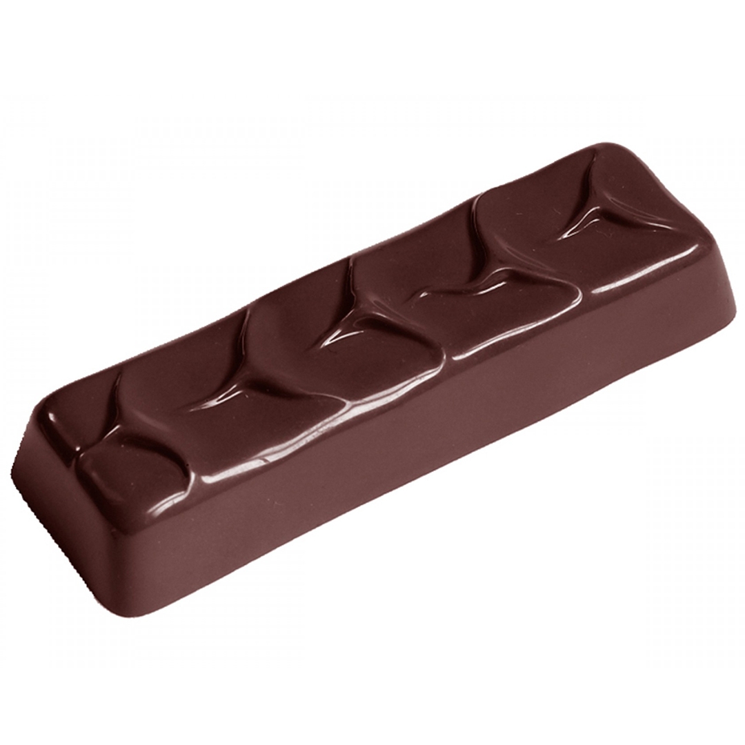 Форма для шоколада Enrobed bar large поликарбонатная CW2362, Chocolate World, Бельгия  | Фото — Магазин Andy Chef  1