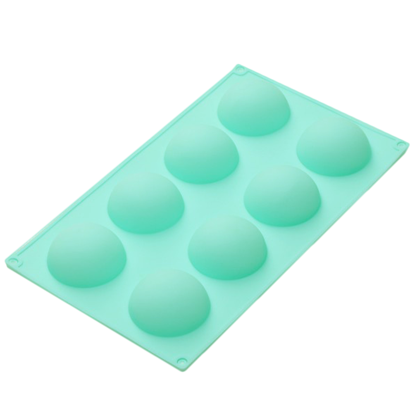 Форма «Полусфера» 5,4 см силиконовая, 8 ячеек, цвет микс  | Фото — Магазин Andy Chef  1