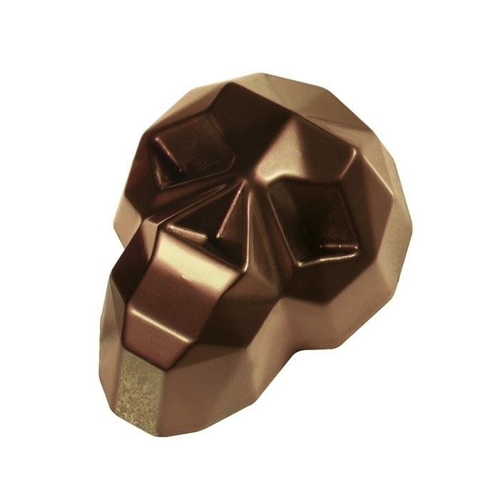 Форма для шоколада «Череп» поликарбонатная MA1017, Martellato, Италия  | Фото — Магазин Andy Chef  1