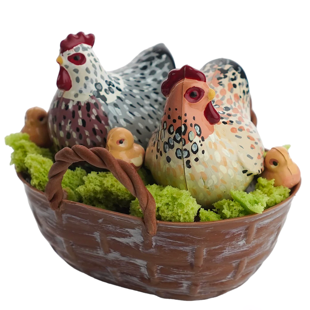 Набор пластиковых форм для шоколада «Курочки и цыплята», FoxcLab от Ольги Пениоза  | Фото — Магазин Andy Chef  1