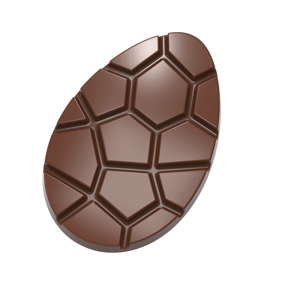 Форма для шоколада «Яйцо» поликарбонатная CW12028, 2 ячейки, Chocolate World, Бельгия  | Фото — Магазин Andy Chef  1