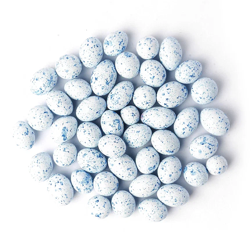 Яйца шоколадные с арахисом «Голубая сойка», 75-80 г   | Фото — Магазин Andy Chef  1